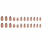 24 tk pealekleebitavad l&uuml;hikesed ruudukujulised kunstk&uuml;&uuml;ned, armsad disainid, l&auml;ikivad kunstk&uuml;&uuml;ned, Halloweeni k&uuml;&uuml;ned, armsad t&auml;iskattega liimiga k&uuml;&uuml;ned, 2 ml liimiga