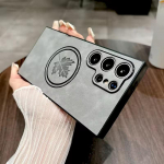 Retro Nahast &Uuml;mbris Samsung Galaxy S25 S24 S23 S22 S21 Note 20 Ultra FE Note20 S 25 24 23 S24FE jaoks Magsafe magnetiline kate Samsung S24 Ultra