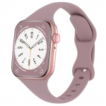 &Otilde;huke silikoonrihm Apple Watchile 49mm 40mm 44mm 45mm 41mm 38mm 42mm &uuml;hev&auml;rviline rihmak&auml;ev&otilde;ru IWatchi seeria jaoks 1 2 3 4 5 6 SE 7 8 9 38 40 41mm must
