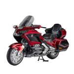 1/11 skaala mootorratas Honda Gold Wing GL800 2021 mudel M&auml;nguasjad Sulam Valatud heli valguse amortisatsiooni simulatsioon Mootorrattad Kingitused punane