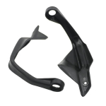 BMW LC S1000XR jaoks 2X mustad piduri- ja siduriheeblid k&auml;ekaitsmetega