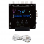 RGBS VGA SCART TO YPBPR Konverteradapter PS1 Fat/PS2 Fat/Dreamcast/Wii/64 jaoks