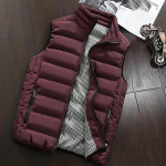 Meeste talvemantel, polsterdatud puuvillane vest, soe kapuuts, paks vest L