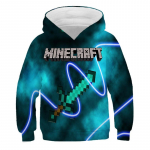 2025 Uued Minecrafti Pop Kapuutsid Lastele T Kapuuts Kawaii Zombi Multikas Poiste ja T&uuml;drukute Topid Riided 4 5 6 7 8 9-14 Aastastele 13-14 Years