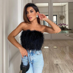 Suvemood kohev mitmev&auml;rviline varrukateta karvane &uuml;mbristop 2XL