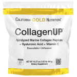 Collagenup&reg;, h&uuml;drol&uuml;&uuml;situd mere kollageeni peptiidide, h&uuml;aluroonhappe ja C-vitamiiniga, maitsetu, 464 g (1,02 naela)