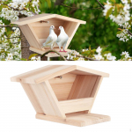 Linnus&ouml;&ouml;tja ja pesakast, v&auml;listingimustes puidust kast lindudele Style A