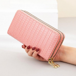 Kahe t&otilde;mblukuga naiste rahakott, pikk rahakott, suure mahutavusega sidur, nahast mobiiltelefoni kott kaardihoidja rahaklamber