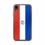 &Uuml;mbris iPhone'ile - PIXELFORMA - iPhone XR - Paraguay lipp - Pehme silikoon - Peen viimistlus