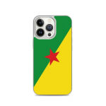 Coque iPhone &ndash; Guyane &ndash; Drapeau &ndash; Souple &ndash; Mitmev&auml;rviline &ndash; &Uuml;hilduv iPhone 13 Pro