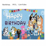 Uus Bluey S&uuml;nnip&auml;evapeo Dekoratsioon Lateksist &Otilde;hupallid Bingo Alumiiniumfooliumist &Otilde;hupall &Uuml;hekordsed N&otilde;ud Laste S&uuml;ndmuse Tarvikud Taust Other