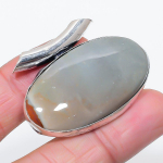 Natural Noreena Jasper Gemstone 925 Sterling Silver Jewelry Pendant 1.34 k9s49