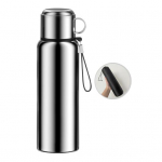 600/800/1000/1200/1500ML roostevabast terasest vaakumkolb temperatuurin&auml;idikuga kaasaskantav kuuma ja k&uuml;lma vee pudel 600ML