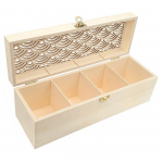 M&eacute;gaCr&eacute;a DIY - Jaapani stiilis puidust teekarp 4 sektsiooniga 30 x 10 x 10 cm