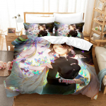 Kuumad Kamado Nezuko Voodipesukomplektid Anime Demon Slayer Voodikate Teismelistele T&uuml;drukutele Moodne Twin Single Queen King T&auml;issuurus Tekikott EU Double200x200cm