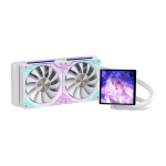 QT-2025 uus 360mm ARGB PC vedelikujahutusega radiaator CPU vedelikujahuti koos DIY 4,0-tollise PC videokuvariga