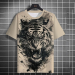 Meeste T-s&auml;rgid Loomade draakoni mustriga 3D prinditud topid T-s&auml;rgid Suvised Uued Naiste T&auml;navar&otilde;ivad Mood Suured T-s&auml;rk Meeste riided S