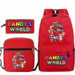 Dandy maailm tr&uuml;kitud mood laste pliiatsikott messenger kott kolmeosaline komplekt alg- ja keskkooli koolikott No Specifications