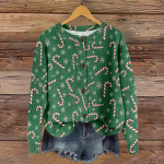 Naiste &uuml;mara kaelusega tr&uuml;kiga paksust pl&uuml;&uuml;sist ka&scaron;miirist soe pikk topp M punane