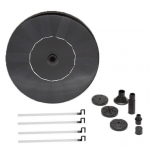 P&auml;ikeseenergial t&ouml;&ouml;tav aiakujundusega ujuv purskkaev Eraldi seisev linnuvanni veepump