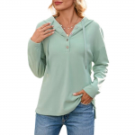 Women's fashionable casual comfortable round neck long sleeve warm sweatshirt XL