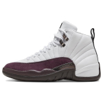 A Ma Mani&eacute;re x Air Jordan 12 Retro SP Valged Naiste Tossud Must Burgundia-Crush DV6989-100 36