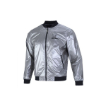 Under Armour Project Rock Disrupt bomberjakk Vabaaja T&auml;helogo Geomeetriline Muster Meeste Jakk H&otilde;bedane 1373579-981 L