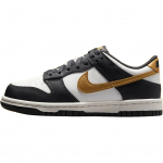 Nike Dunk Low GS Antratsiit Metallik Kuld Laste Tossud Must Summit-Valge HV2533-100 35.5