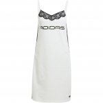 Adidas Originals SS25 Moekiri Br&auml;ndi Logo Pitsiline Camisole Kleit Naiste Kleidid Valge JZ6770 S
