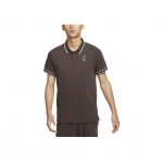 Nike Heritage Logo Pullover L&uuml;hikeste Varrukatega Tennise Hingav Polo S&auml;rk Meeste Polo S&auml;rgid Barokk-Pruun FQ2102-237 2XL