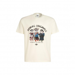 Adidas Originals X Deng Zhuoyue koost&ouml;&ouml; Panda Vabaaja Mugav L&uuml;hikeste Varrukatega T-s&auml;rk Unisex Topid IB7061 XS