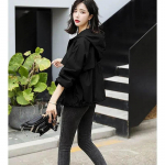 Kevad ja S&uuml;gis L&uuml;hike L&uuml;hike Metsik Vabaaja Tudeng Suur Suurus Mantel Tuulejope Naised M