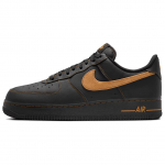 Nike Air Force 1 libisemiskindlad kulumiskindlad madalad rulaketsid Unisex mustad tossud HQ2037-003 41