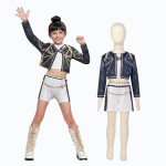 T&uuml;drukute K-POP Rumi Mira Zoey Cosplay Kost&uuml;&uuml;mid Laste Superstaari Karneolipeo Lavaesinemise Riietus 130cm