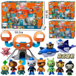 1Komplekt Joonis Multifilm Octonauts Kapten Barnacles Kwazii Peso Tweak Dashi Inkling Octopod PVC Mini Kollektsiooni M&auml;nguasjad Lastele Kingitus