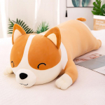 Corgi suur viskepadi t&uuml;drukutele magamiseks kaltsnukk suur ettev&otilde;te poisid armas pehme m&auml;nguasi t&uuml;drukutele p&uuml;hade kingitus 80cm