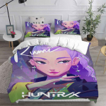 KPop Deemonik&uuml;tid Voodipesukomplektid EL &uuml;hekohaline Tekk Tekikott Voodikate Tekikott Padjap&uuml;&uuml;r 2-3 osaline Komplekt Lastele T&auml;iskasvanute Suurus EU Single 135x200cm