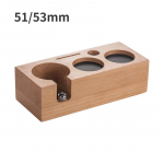 51/53/58mm Puidust Kohvitamperihoidja Espresso Tamperi Jaam Alus Puidust Alus Espresso Masina T&ouml;&ouml;riistad Barista Tarvikud