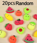 20-50 TK Kawaii Squishies Mochi Fruit Anima Squishy m&auml;nguasjad lastele Stressivastased palli pigistatavad peom&auml;nguasjad s&uuml;nnip&auml;evaks stressi leevendamiseks