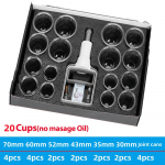 kuputeraapia komplekt Vaakumkuputamise komplekt Imikupud Massaaž F&uuml;sioteraapia Purkid Hiina Meditsiin Tselluliidivastane Kehamassaaži jaoks