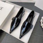 Mood Terava Ninaga Balleriinad Naiste Loaferid Kingad Suvised Vabaaja Jalutusk&auml;igukingad Disainer Uued Seksikad Sandaalid Br&auml;nd Kleit Retro Femme Zapatillas 35 must