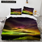 Sinine Taevas Kuningas Kuninganna Tekikott Roosa Lill Valge Lendav Lind Voodipesukomplekt Lastele Teismelistele T&auml;iskasvanutele 3d Loodusmaastik Tekikott EU single(135x200cm)