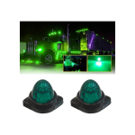 2 tk Rohelised Gabariidituled Kliirensi Tagatule Hoiatus Suunatuled Veoauto Haagis LED Valgusti Auto RV Matkaauto Paat ATV jaoks