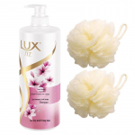 Lux Shampoo Peach Blossom Fragrance (750ml with 2 Shower Balls)