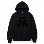 S&uuml;gistalv E30 Autokapuutsid Fliis Paks Soe Naised Mehed Hip Hop Printitud Crewneck Taskud Multikad T&auml;navar&otilde;ivad Pusad 3XL
