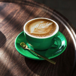 Barista soovitab keraamilist 3. p&otilde;lvkonna paksendatud kohvitassi ja alustassi komplekti caboo latte professionaalne latte art'i tass 350 350