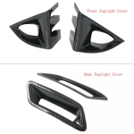 Nissan Rogue X-Trail T33 2023 2022 jaoks s&uuml;sinikkiust eesmise tagumise helkuri udutulelaterna katte trimmi esipaneeli raami stiil Front Foglight Cover