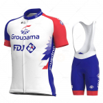 Jalgrattas&auml;rgi komplektid 2026 Fdj Meeste jalgrattariided Suvine l&uuml;hikeste varrukatega MTB rattakost&uuml;&uuml;m Jalgratta riided Ropa Ciclismo Hombre S