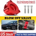 Turbo Blow off Valve Adapter BOV Red For FORD 2015- MUSTANG 2.3L ECOBOOST