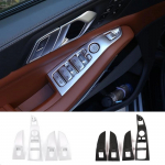 Auto akna klaasit&otilde;stuki l&uuml;liti nupp juhtpaneeli raami katte viimistlus BMW X5 G05 X7 G07 -2022 jaoks Auto sisustusaksessuaarid For Left hand drive